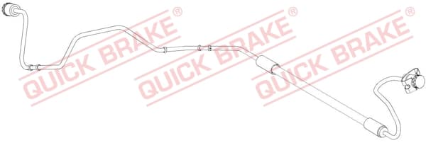 QUICK BRAKE Brzdová hadica 96.014 1