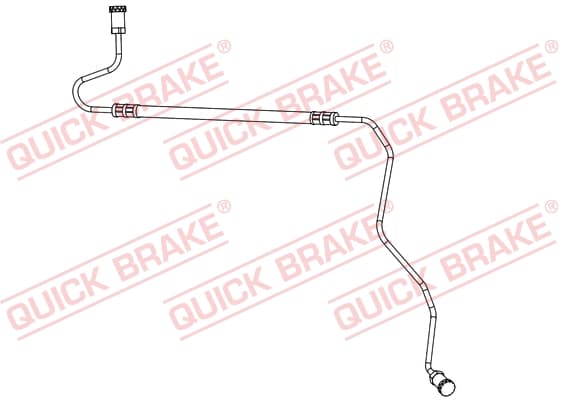 QUICK BRAKE Brzdová hadica 96.017 1