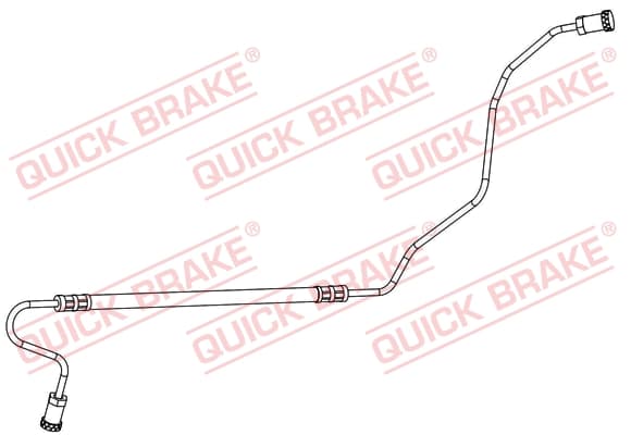 QUICK BRAKE Brzdová hadica 96.018 1