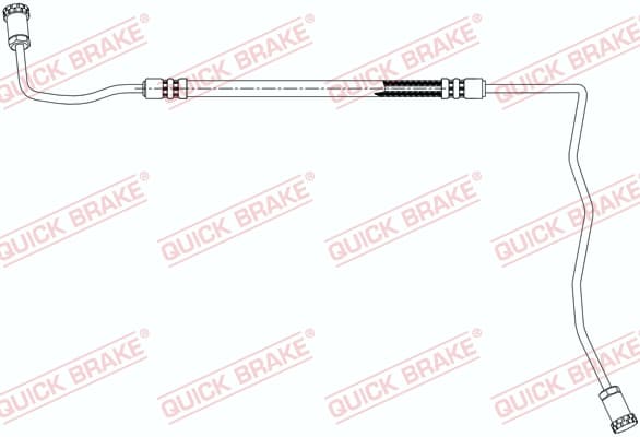 QUICK BRAKE Brzdová hadica 96.021 1