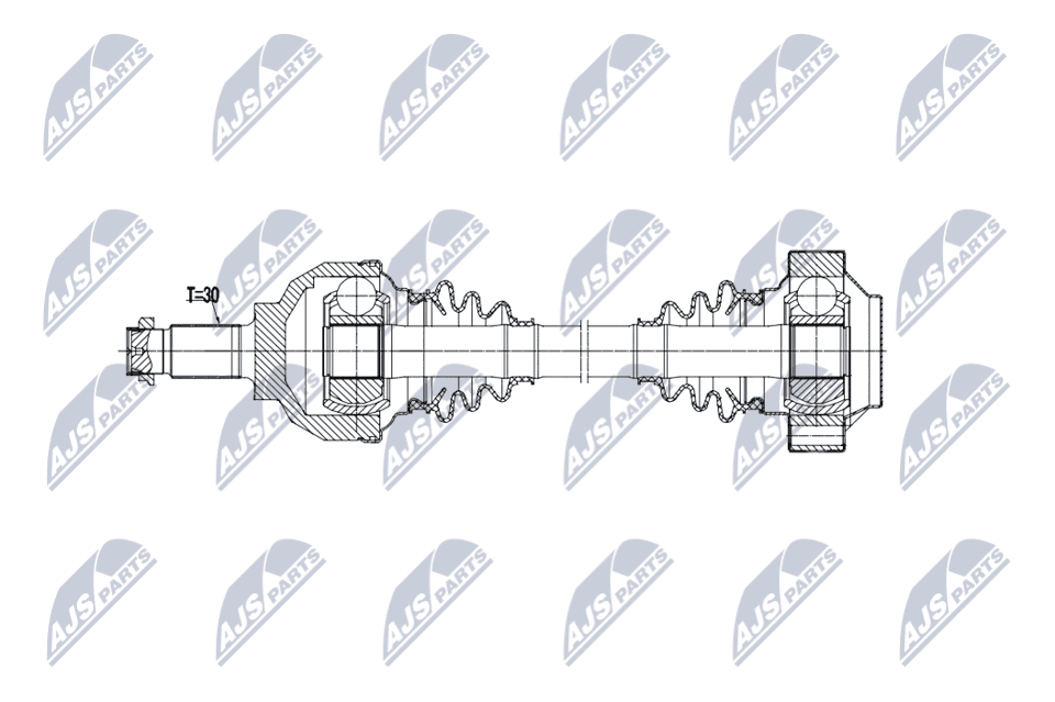 NTY Hnací hriadeľ NPW-BM-218 1