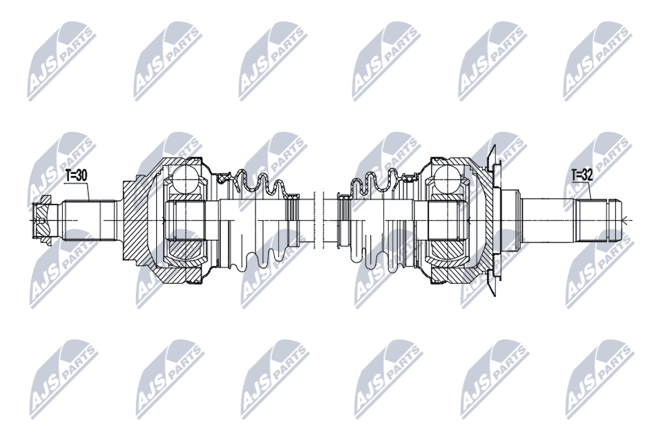 NTY Hnací hriadeľ NPW-BM-224 1