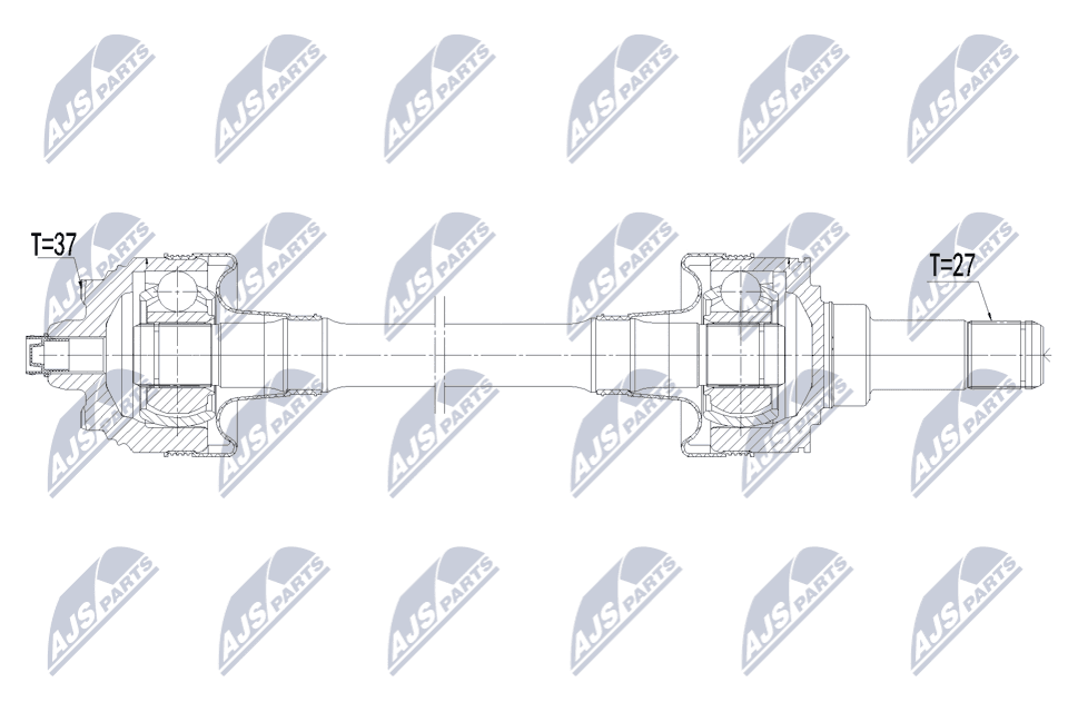 NTY Hnací hriadeľ NPW-BM-241 1