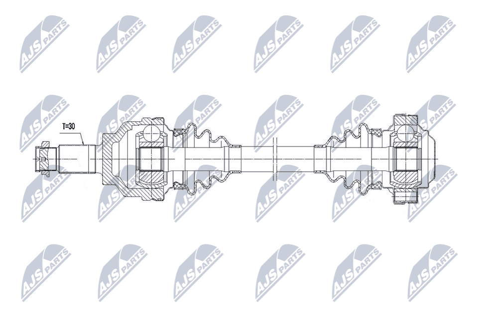 NTY Hnací hriadeľ NPW-BM-249 1
