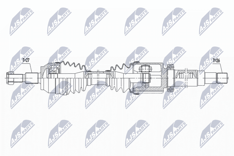 NTY Hnací hriadeľ NPW-FR-145 1