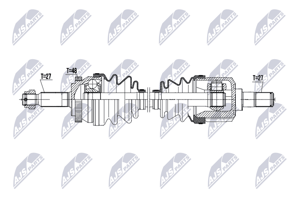 NTY Hnací hriadeľ NPW-HY-651 1