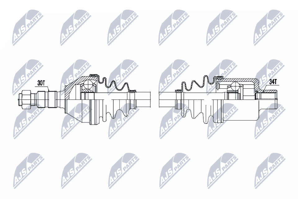 NTY Hnací hriadeľ NPW-PL-159 1