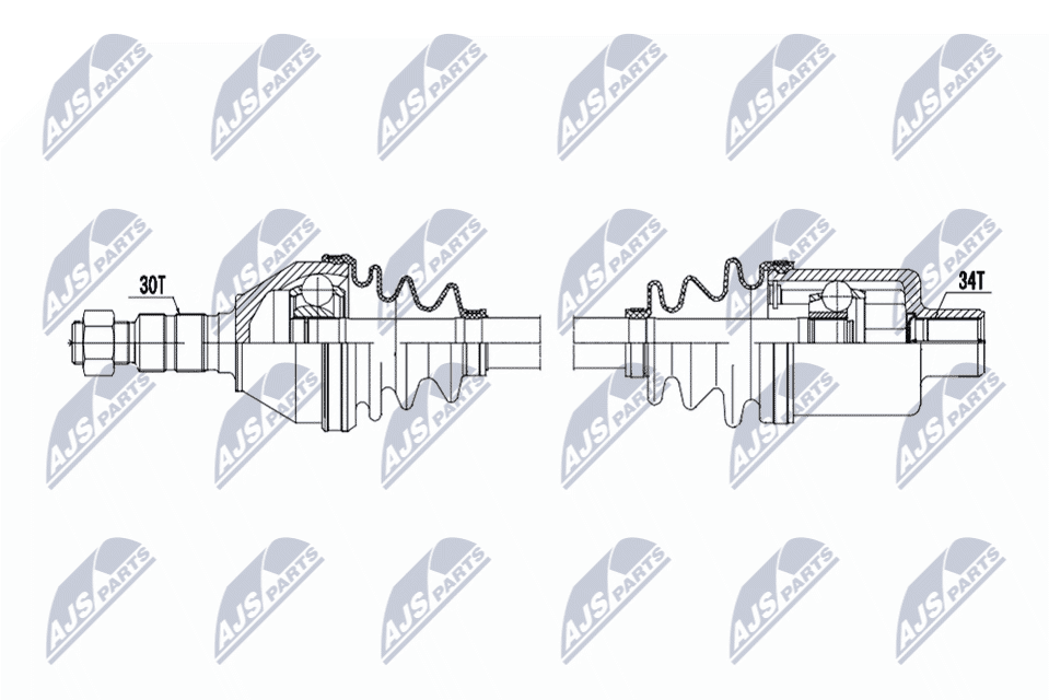 NTY Hnací hriadeľ NPW-PL-160 1