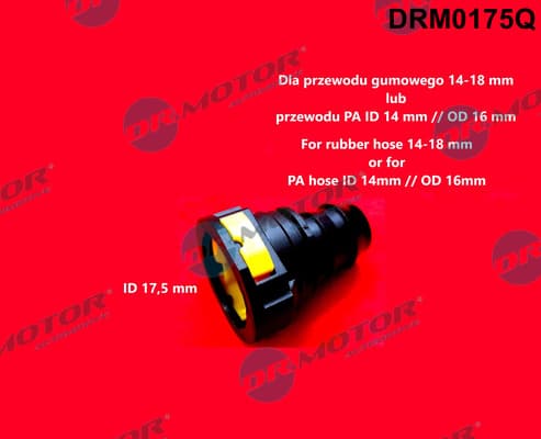 DR.MOTOR AUTOMOTIVE Spojka palivovej hadice DRM0175Q 1