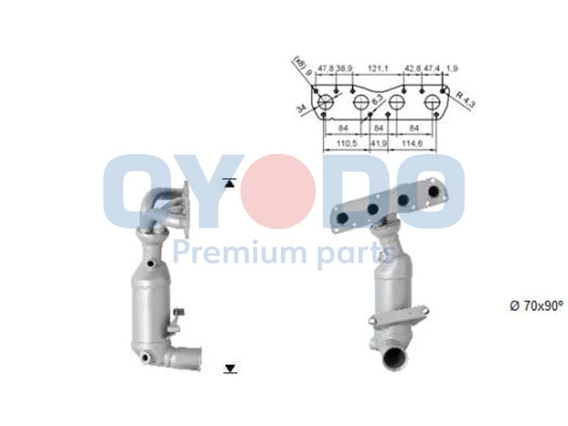 OYODO Katalyzátor 10N0101-OYO 1