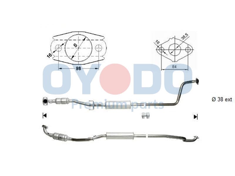 OYODO Katalyzátor 10N0088-OYO 1