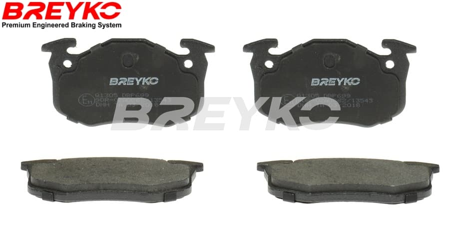 DVA Sada brzdových platničiek kotúčovej brzdy Q1305 1