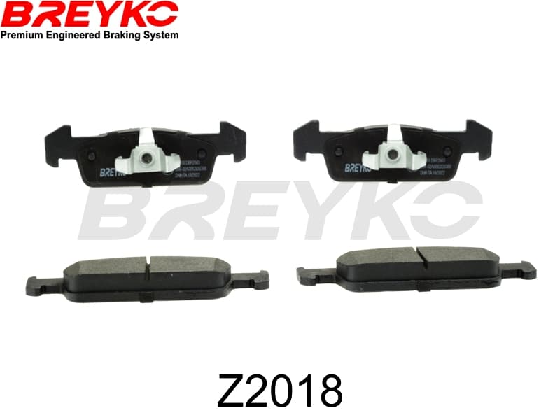 DVA Sada brzdových platničiek kotúčovej brzdy Z2018 1