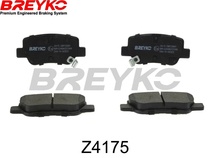 DVA Sada brzdových platničiek kotúčovej brzdy Z4175 1