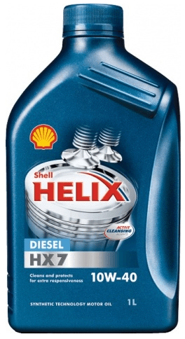 Olej SHELL HELIX HX7 DIESEL 10W40 1L SHX7D10W401L 1