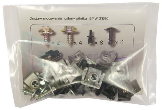 Príchytky na uchytenie krytu motora - Bmw, 90209 1