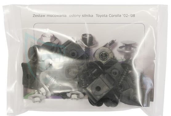 Príchytky na uchytenie krytu motora - Toyota, 90219