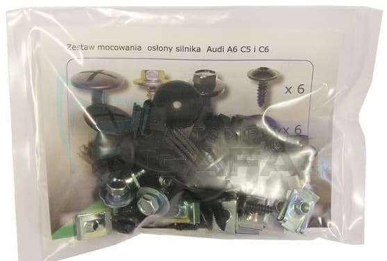 Príchytky na uchytenie krytu motora - Audi, 90223