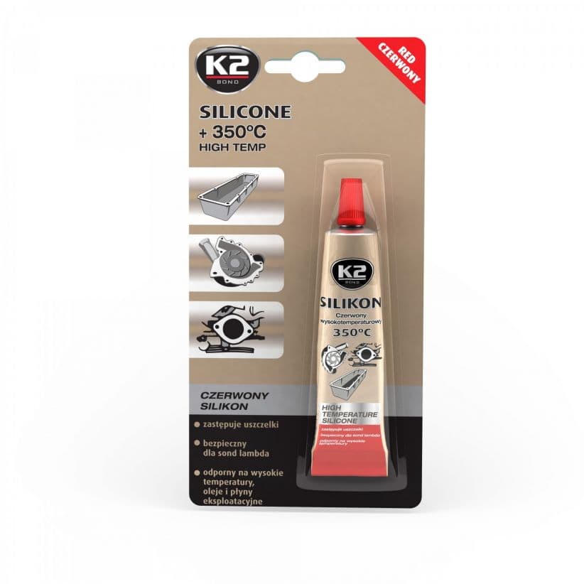 K2 SILICONE RED 21 G