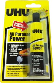 UHU ALL PURPOSE POWER ČÍRE KONTAKTNÉ LEPIDLO 33ml