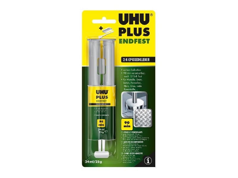 UHU PLUS ENDFEST 90 MIN dvojzložkové epoxidové lepidlo  24ML/25G 1