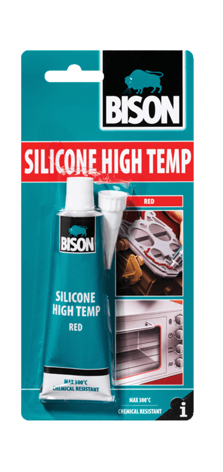 BISON SILIKÓN VYSOKOTEPLOTNÝ ČERVENÝ DO 300°C 60ml 1