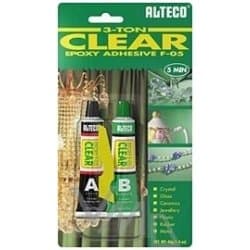 ALTECO 3- TON CLEAR dvojzložkové EPOXIDOVÉ LEPIDLO 20G 1