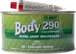 HB BODY 290 ultralight - odľahčený tmel šedý 1L 1