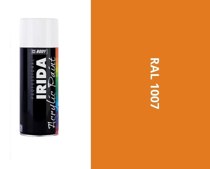 HB BODY  IRIDA RAL 1007  žlto narcisová FARBA V SPREJI 400ML 1