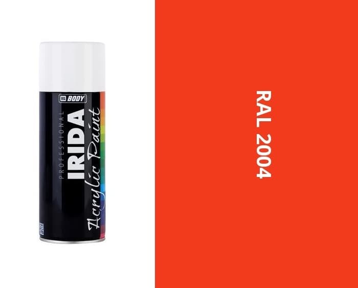 HB BODY irida RAL 2004 oranžovo pravá FARBA V SPREJI 400ML