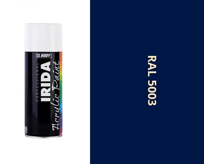 HB BODY irida RAL 5003 safírová modrá FARBA V SPREJI 400ML 1