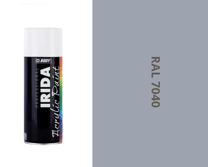 HB BODY irida RAL 7040 okno šedá FARBA V SPREJI 400ML