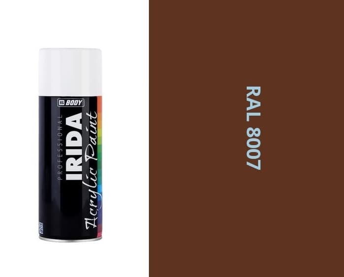 HB BODY irida RAL 8007 svetlo žltohnedá FARBA V SPREJI 400ML