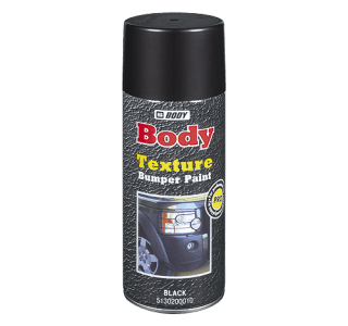 HB BODY bumper texture - textúrovaná farba na plasty v spreji čierna 400ml 1