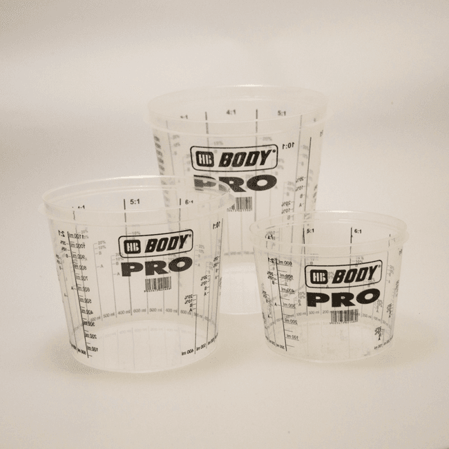 HB BODY plastová nádoba s odmerkou 400ml 1