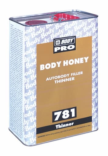 HB BODY 781 HONEY Riedidlo do polyesterových tmelov 0,5l 1