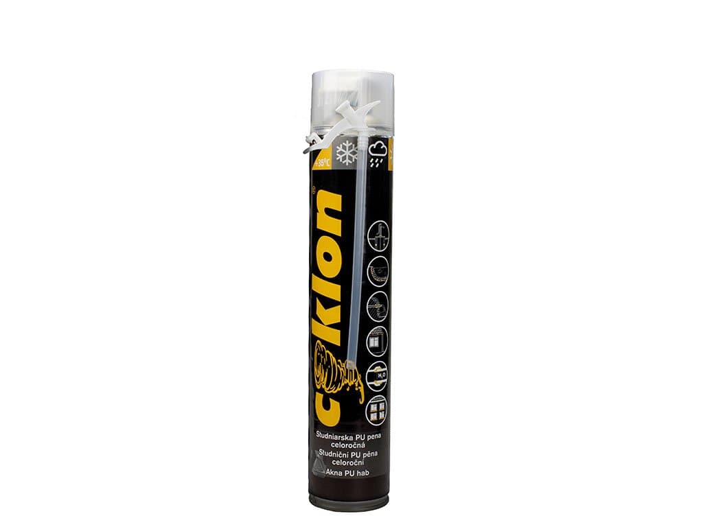 CYKLON Montážna PU pena celoročná 750ml sprej 1