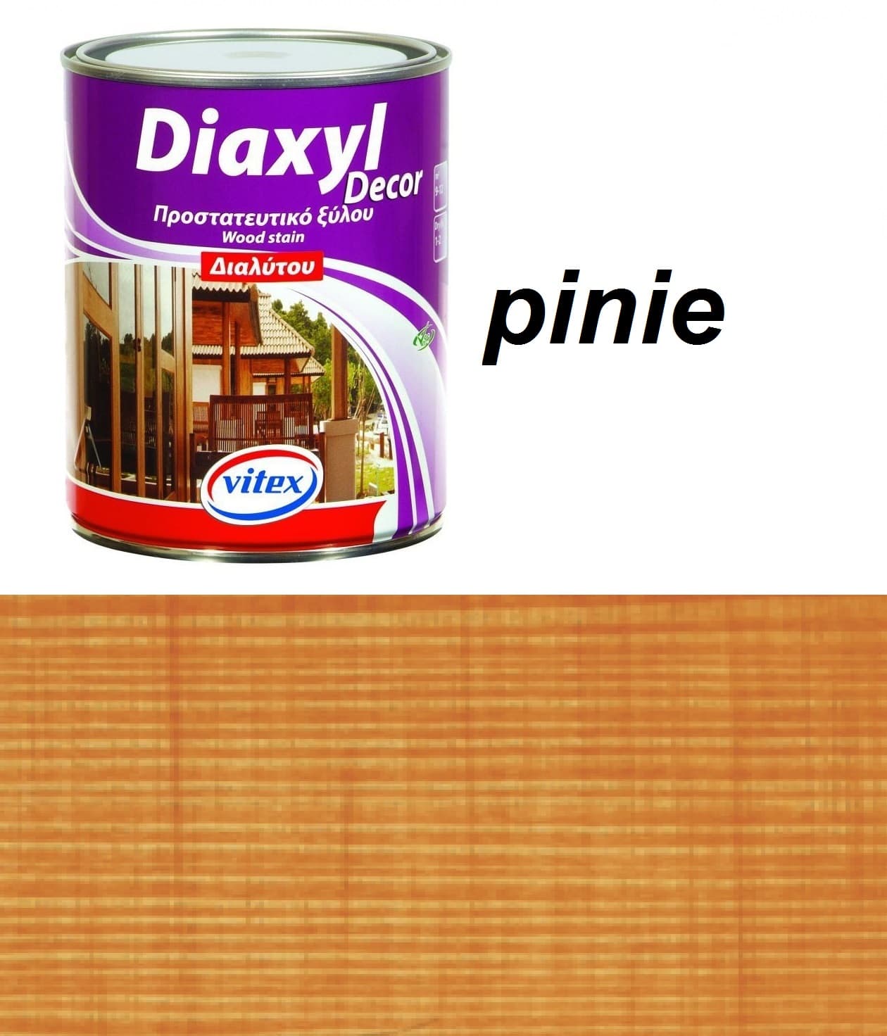 Vitex diaxyl decor - tenkovrstvá lazúra pinie 2401 0,75L