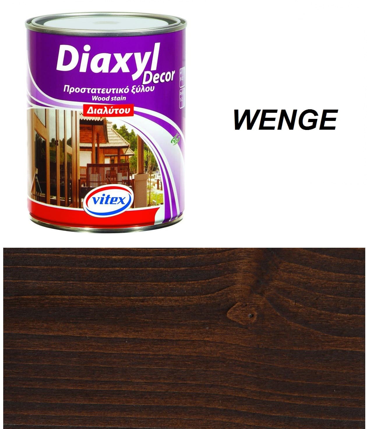 Vitex diaxyl decor - tenkovrstvá lazúra wenge 2414 0,75L 1