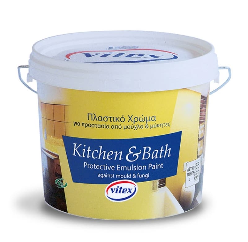 vitex kitchen and bath - Emulzná farba proti plesniam a hubám biela 3L 1