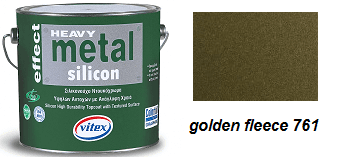 Vitex Heavy Metal Silicon Effect  - štrukturálna kováčska farba  761 Golden Fleece  0,75L 1