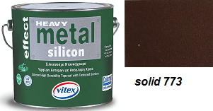 Vitex Heavy Metal Silicon Effect - štrukturálna kováčska farba 773 Solid 0,75L