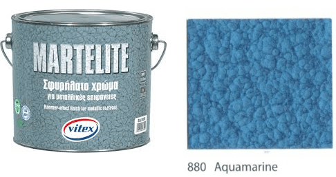 Vitex Martelite - farba s kladivkovým efektom 880 Aquamarine 0,750L