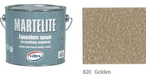 Vitex Martelite - farba s kladivkovým efektom 820 Golden 0,750L
