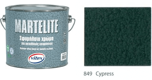 Vitex Martelite - farba s kladivkovým efektom 849 Cypress 0,750L 1