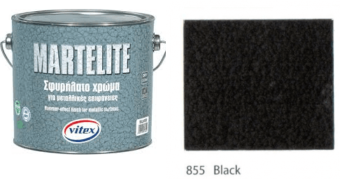 Vitex Martelite - farba s kladivkovým efektom 855 Black 0,750L