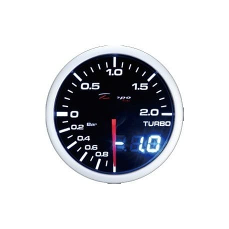 Prídavný budík DEPO DUAL 60mm Tlak turba