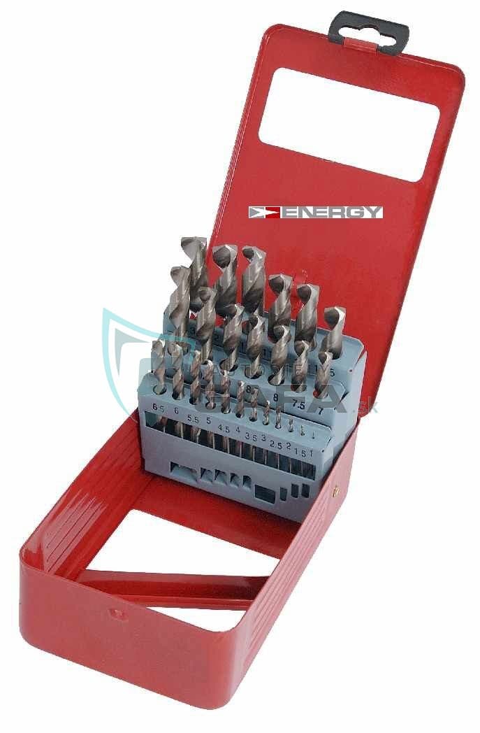 ENERGY Sada titánových vrtákov 25diel 1-13mm NE00463