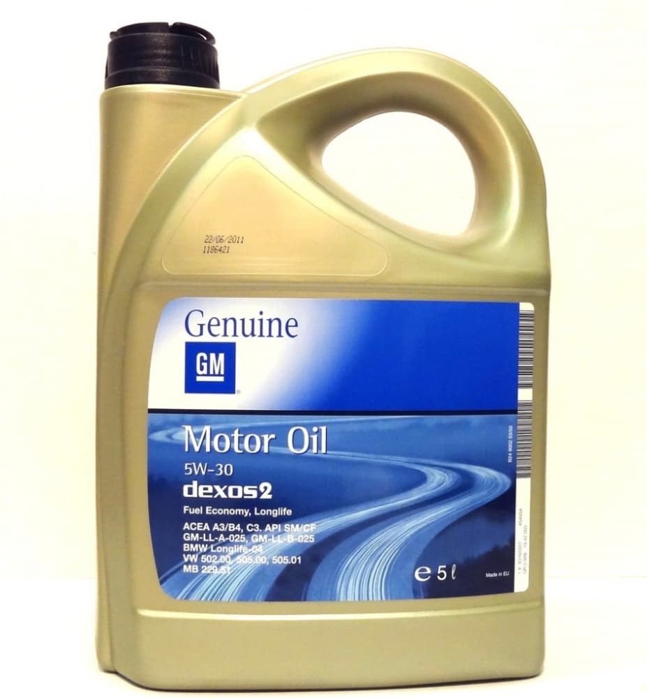 Olej Opel GM DEXOS2 5W-30 5L 1