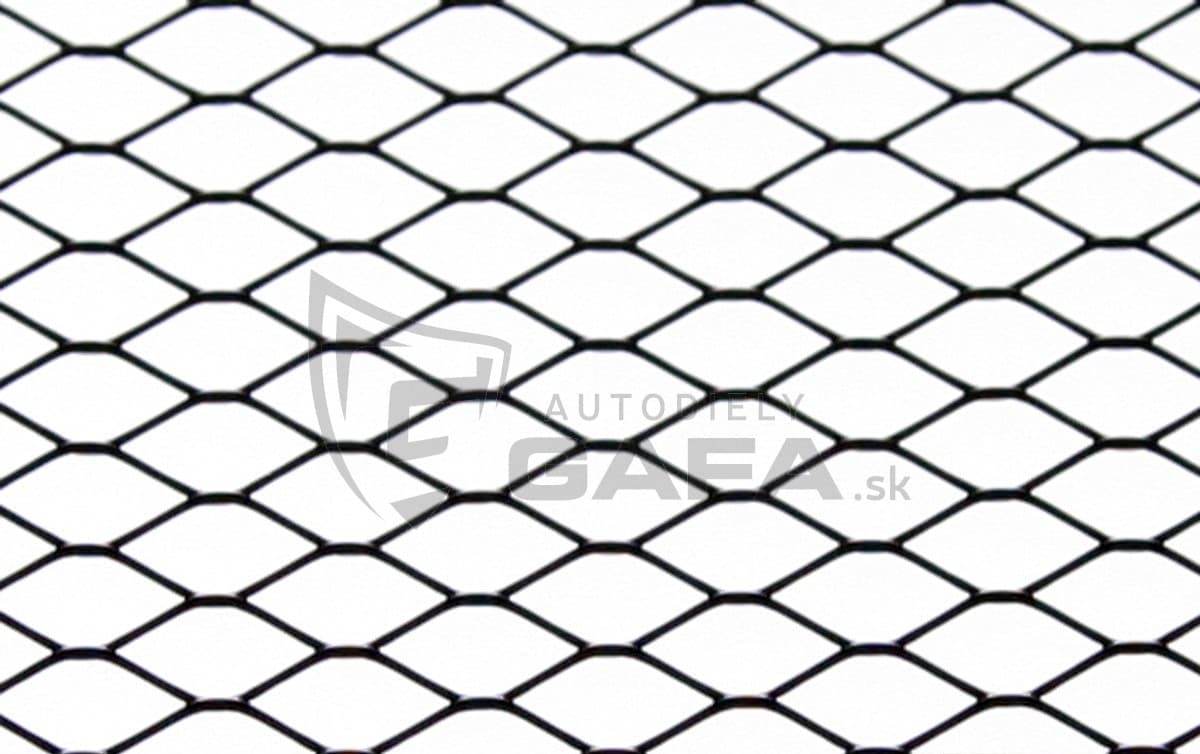 Sieťka hliníková Diamond Black 120x20cm 1